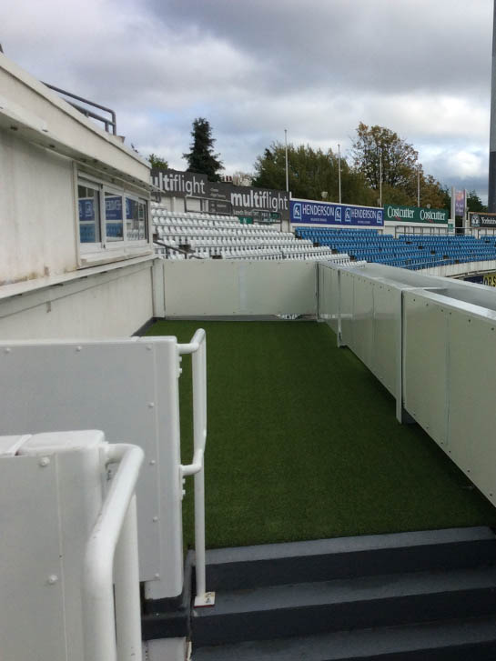 Artificial Grass at Headingley Cricket Ground (Commercial Install)