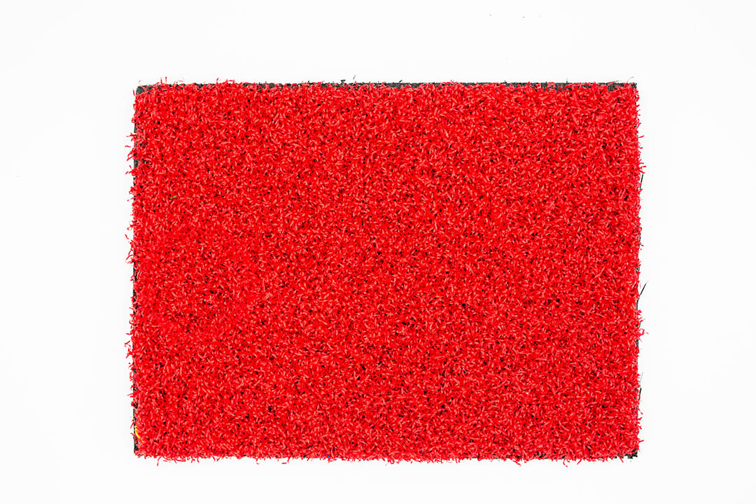 Coloured Artificial Grass Red - Polished Artificial Grass