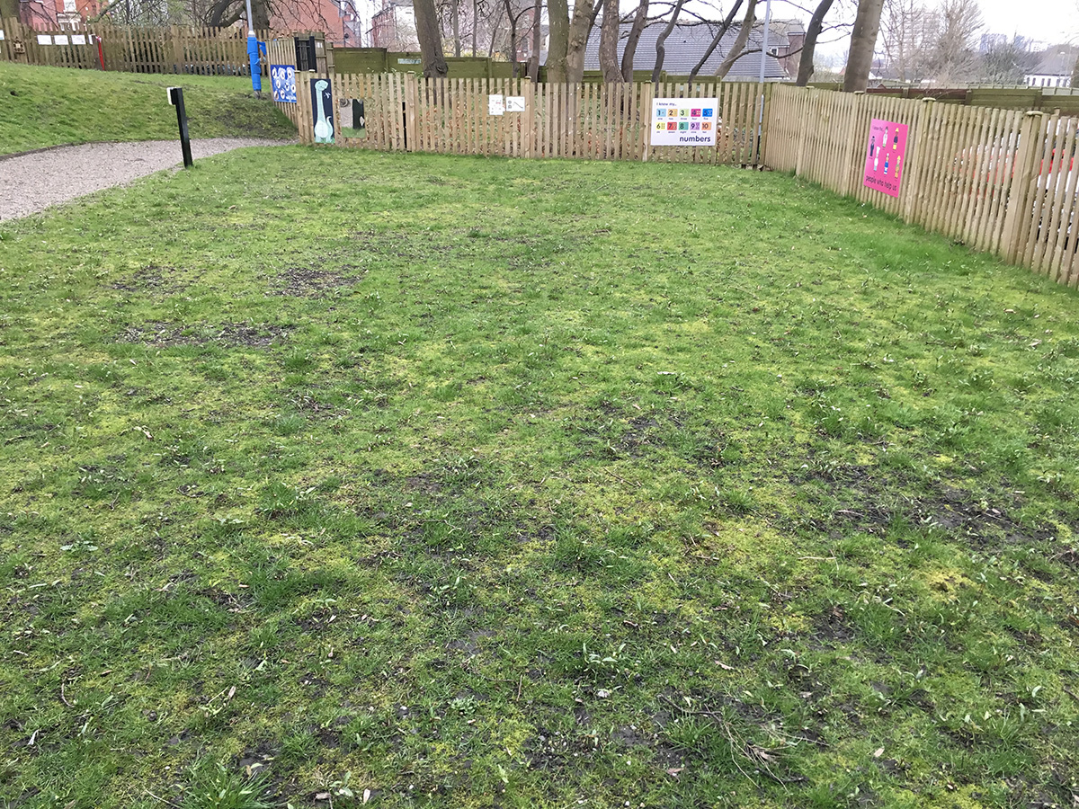 Primary School, Headingley, Leeds - Before Artificial Grass