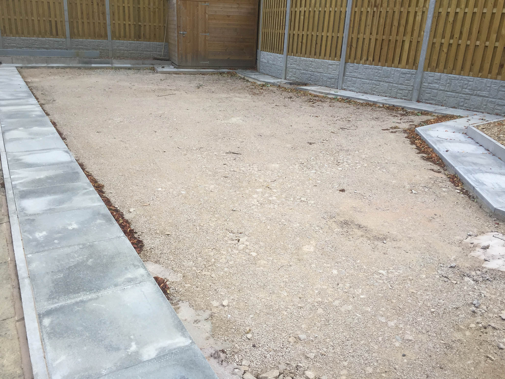 Patio Area - Leeds, West Yorkshire. Before Artificial Grass