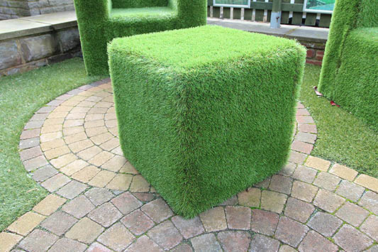 artificial grass cubes