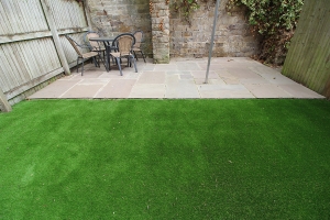 Back Garden Morley Leeds - after Artificial Grass