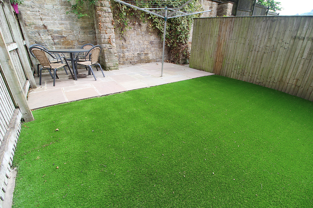 Back Garden Morley Leeds - after Artificial Grass