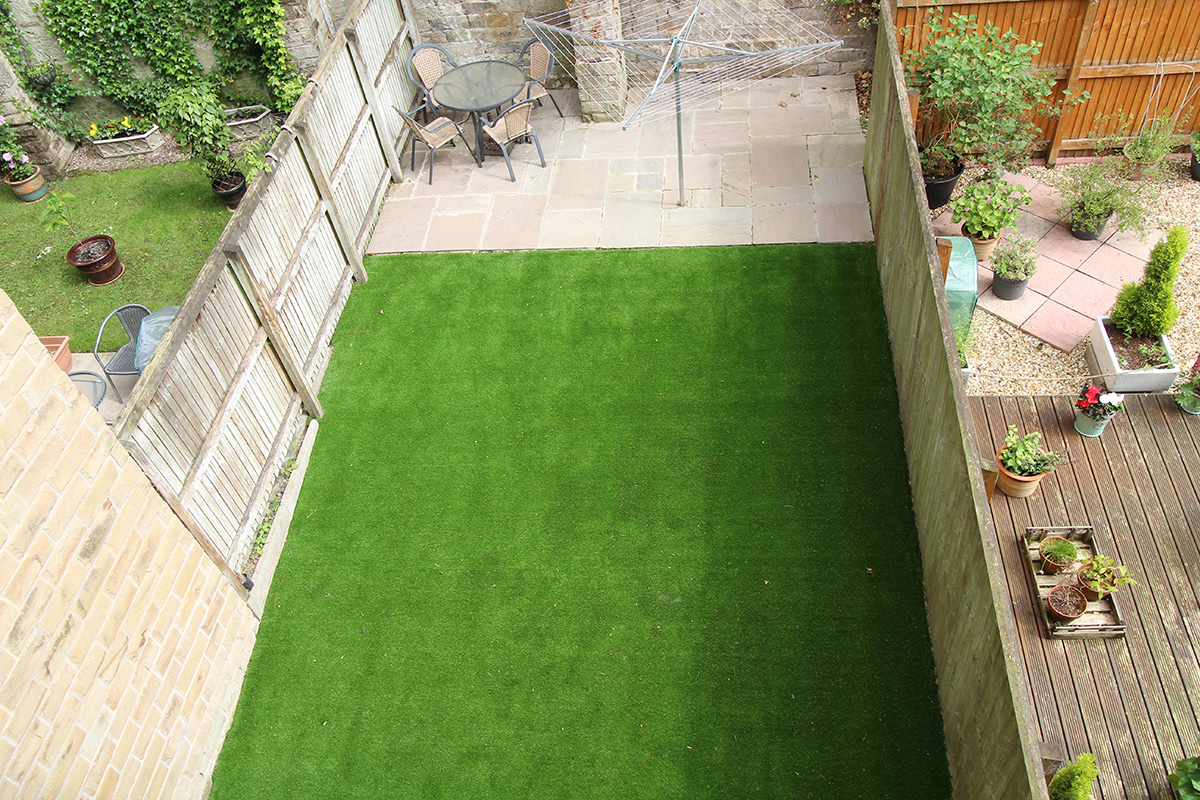 Back Garden Morley Leeds - afterArtificial Grass