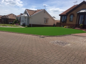 Front Garden Bridlington - After Artificial Grass