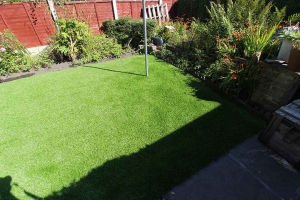 Back Garden - Harrogate - after artificial grass - Polished Artificial Grass