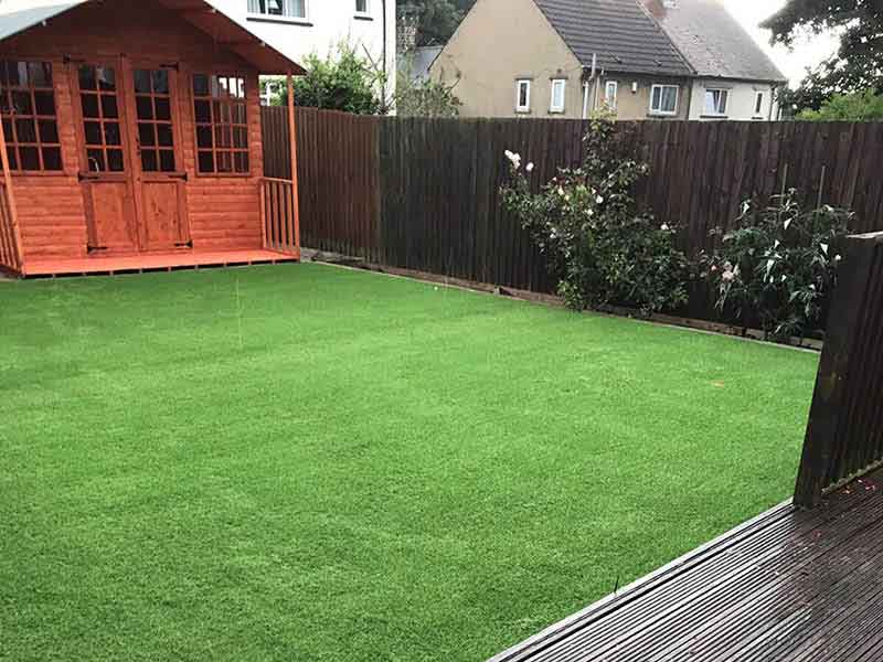 Back Garden - Wakefield - after artificial grass - Polished Artificial Grass