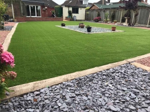 Harrogate garden - after 35mm spring artificial grass - Polished Artificial Grass